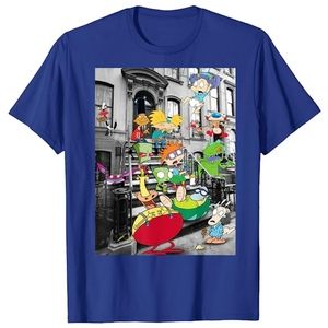 🔥PRICE CUT🔥NWT NICKELODEON CLASSIC NICKTOONS 'HANGING ON THE STOOP' T-SHIRT XL